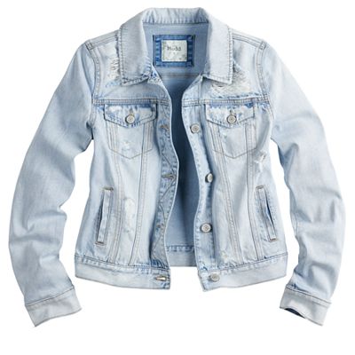 Juniors Mudd Faded Jean Jacket