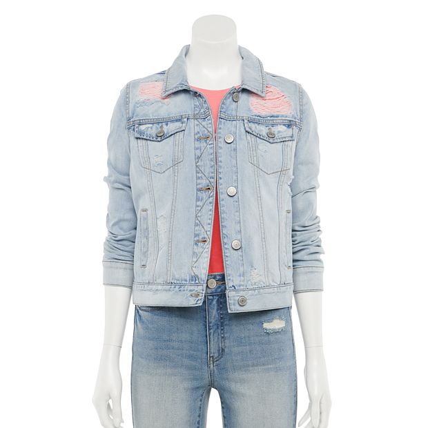 Oversized mud-wash jean jacket, Djab