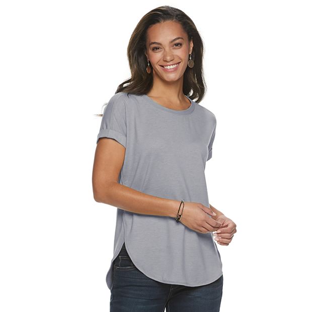 Women's Sonoma Goods For Life® Super Soft Solid Tunic Sweatshirts $9  (Retail $40)