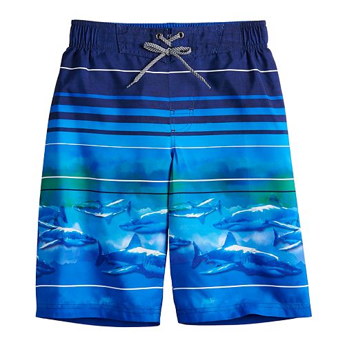 Boys 820 ZeroXposur Shark Swim Trunks