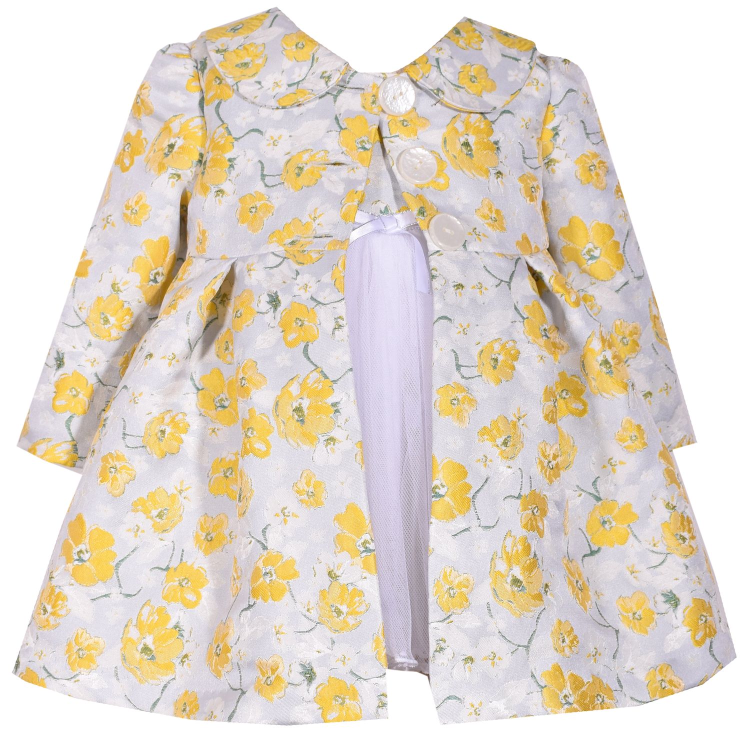 girls dress and coat set