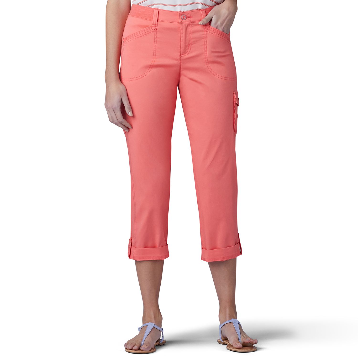 women's lee flex to go capris