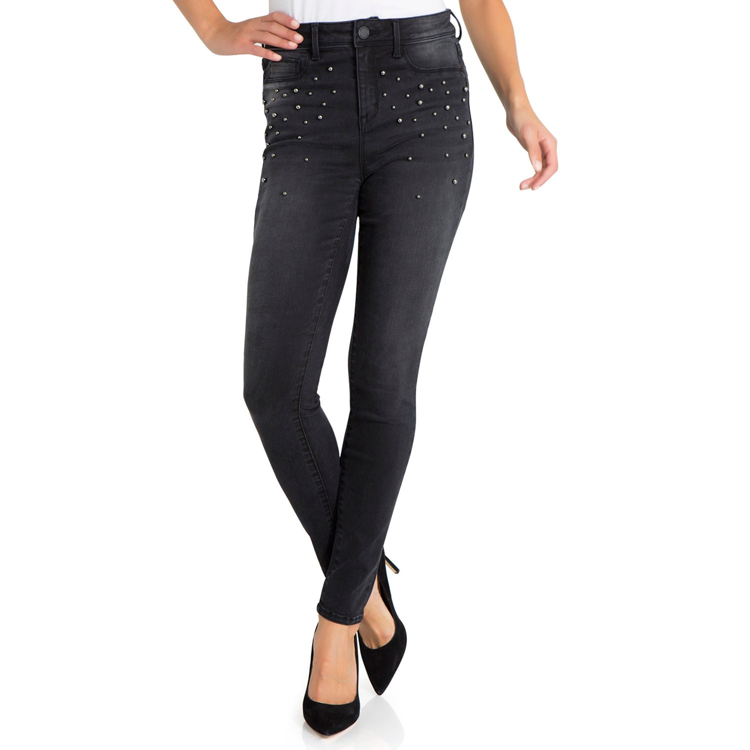 jordache women's super soft mid rise skinny jeans