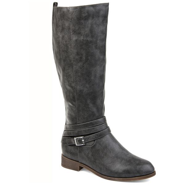 Journee Collection Ivie Women's Knee High Boots Gray (9) BrickSeek