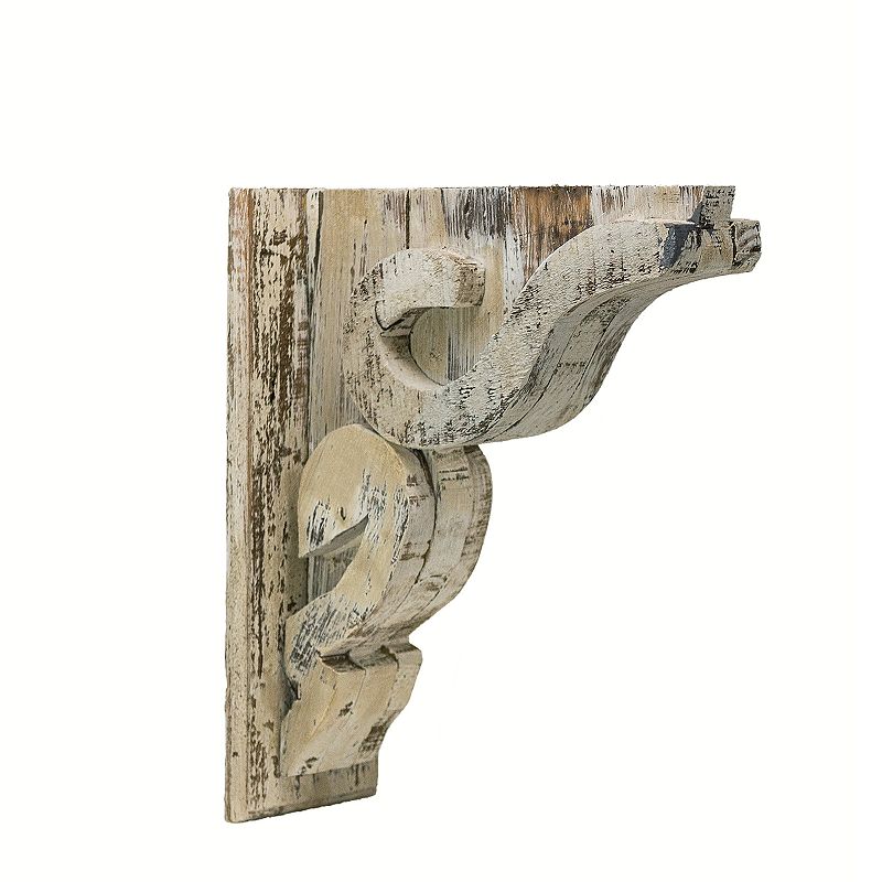81181216 Rustic Arrow Distressed Wood Corbel Wall Decor, Wh sku 81181216