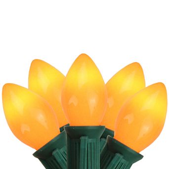 Northlight Seasonal 25 Opaque Orange C7 Christmas Lights Bulb