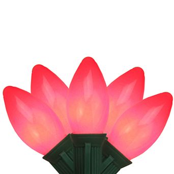 Northlight Seasonal 25 Opaque Red C9 Christmas Lights Bulb