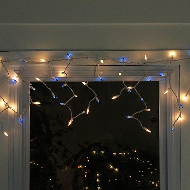 Northlight Seasonal 150 Blue & Clear Mini Icicle Christmas Lights