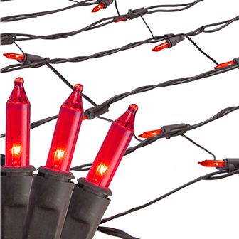 Northlight Seasonal Red Mini Mesh Net Christmas Lights