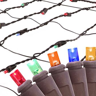 Northlight Seasonal 96 in Multi-Color LED Mesh Net Christmas Lights