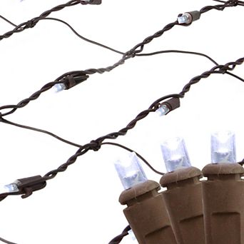 Northlight Seasonal Clear LED Mesh Net Christmas Lights