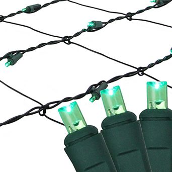 Northlight Seasonal 150 Green LED Mesh Net Christmas Lights