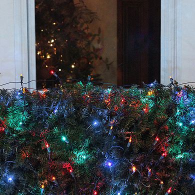 Northlight Seasonal Multi-Color LED Mesh Net Christmas Lights