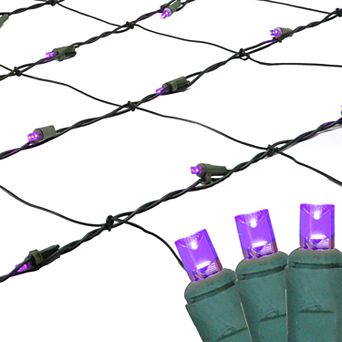 Northlight Seasonal Purple 4' x 6' LED Mesh Net Christmas Lights