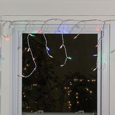 Northlight Seasonal 100 Multi-Color LED Wide Angle Icicle Christmas Lights