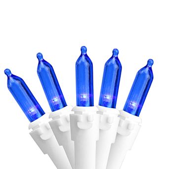 Northlight Seasonal 100 Blue LED White Wire Mini Christmas Lights