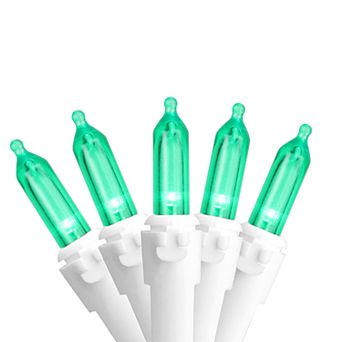 Northlight Seasonal 100 Green LED White Wire Mini Christmas Lights