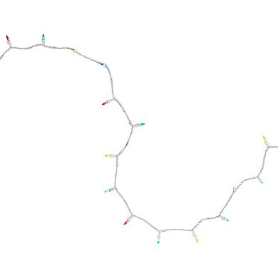 Northlight Seasonal 100 Multi-Color LED White Wire Mini Christmas Lights