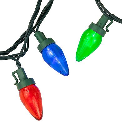 Northlight Seasonal 25 Multi-Color LED C7 Christmas Lights