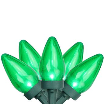Northlight Seasonal 25 Green LED C7 Christmas Lights