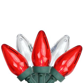 Northlight Seasonal 25 Red & White LED C7 Christmas Lights