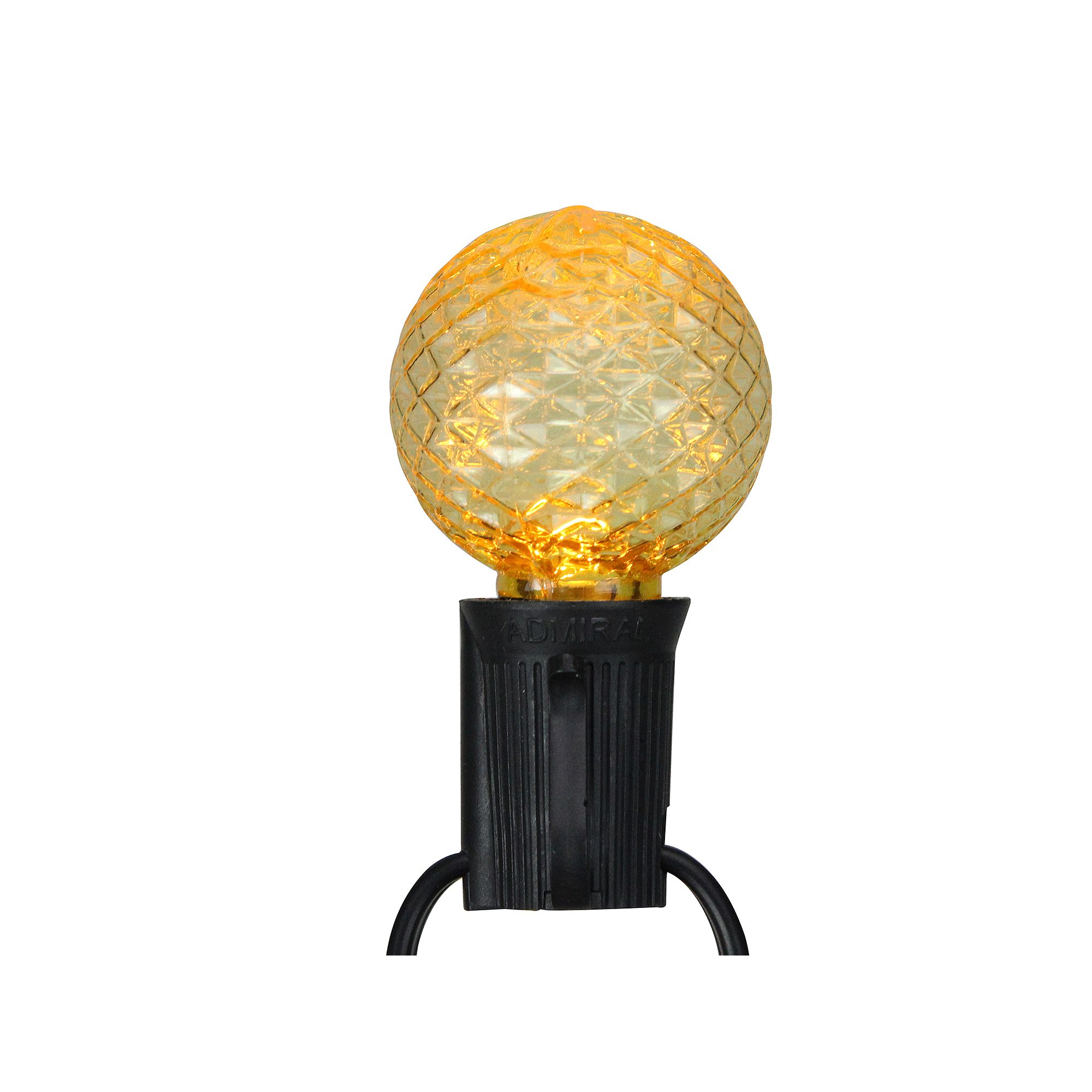 Northlight Seasonal 25 Multi-Colored Faceted LED G40 Replacement Christmas 