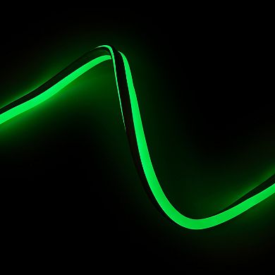 Northlight Seasonal 50' Green LED Neon Style Flexible Christmas Rope Lights