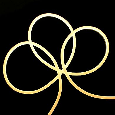 Northlight Seasonal 18' Warm White LED Neon Style Flexible Christmas Rope Lights