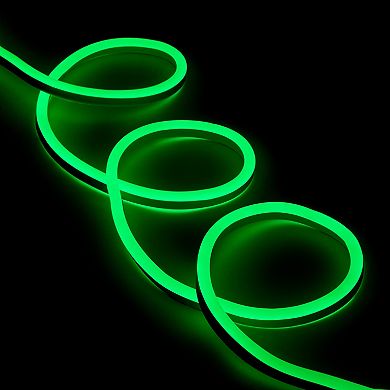 Northlight Seasonal 18' Green LED Neon Style Flexible Christmas Rope Lights