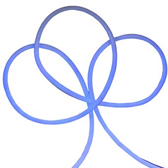 Northlight Seasonal 18' Blue LED Neon Style Flexible Christmas Rope Lights