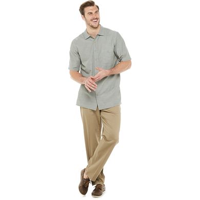 Men's Batik Bay Classic-Fit Textured Slubbed Button-Down Shirt