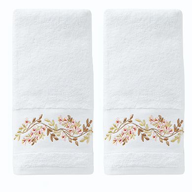 Saturday Knight, Ltd. 2-pack Misty Floral Hand Towel Set