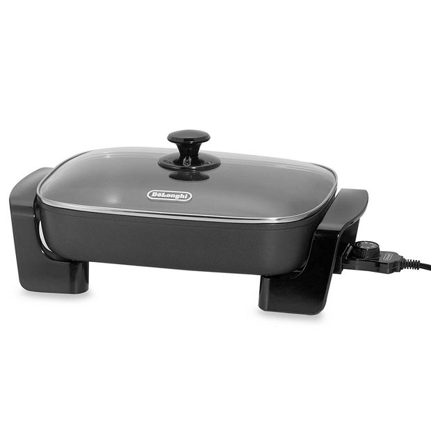 De'Longhi Perfecto Indoor Grill with Lid, Black