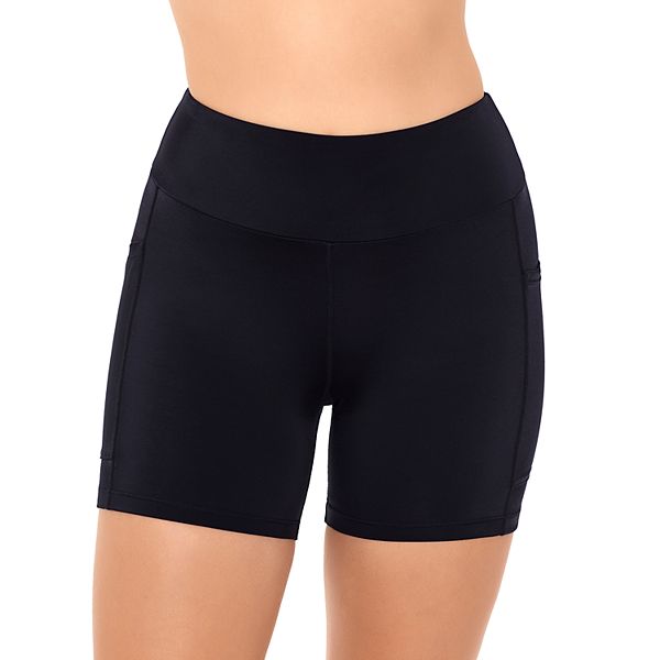mid thigh swim shorts