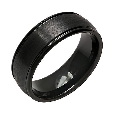 Men's Black Plated Cobalt Band