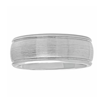 Jewelry Nation Men's Cobalt Domed Band