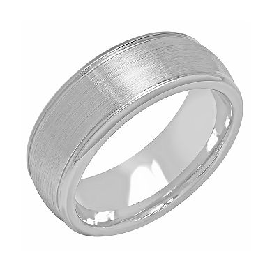 Jewelry Nation Men's Cobalt Domed Band