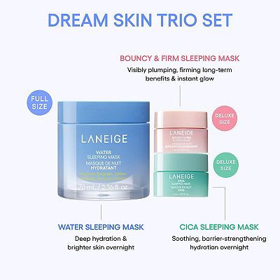 LANEIGE Dream Skin Trio Sleeping Masks Set