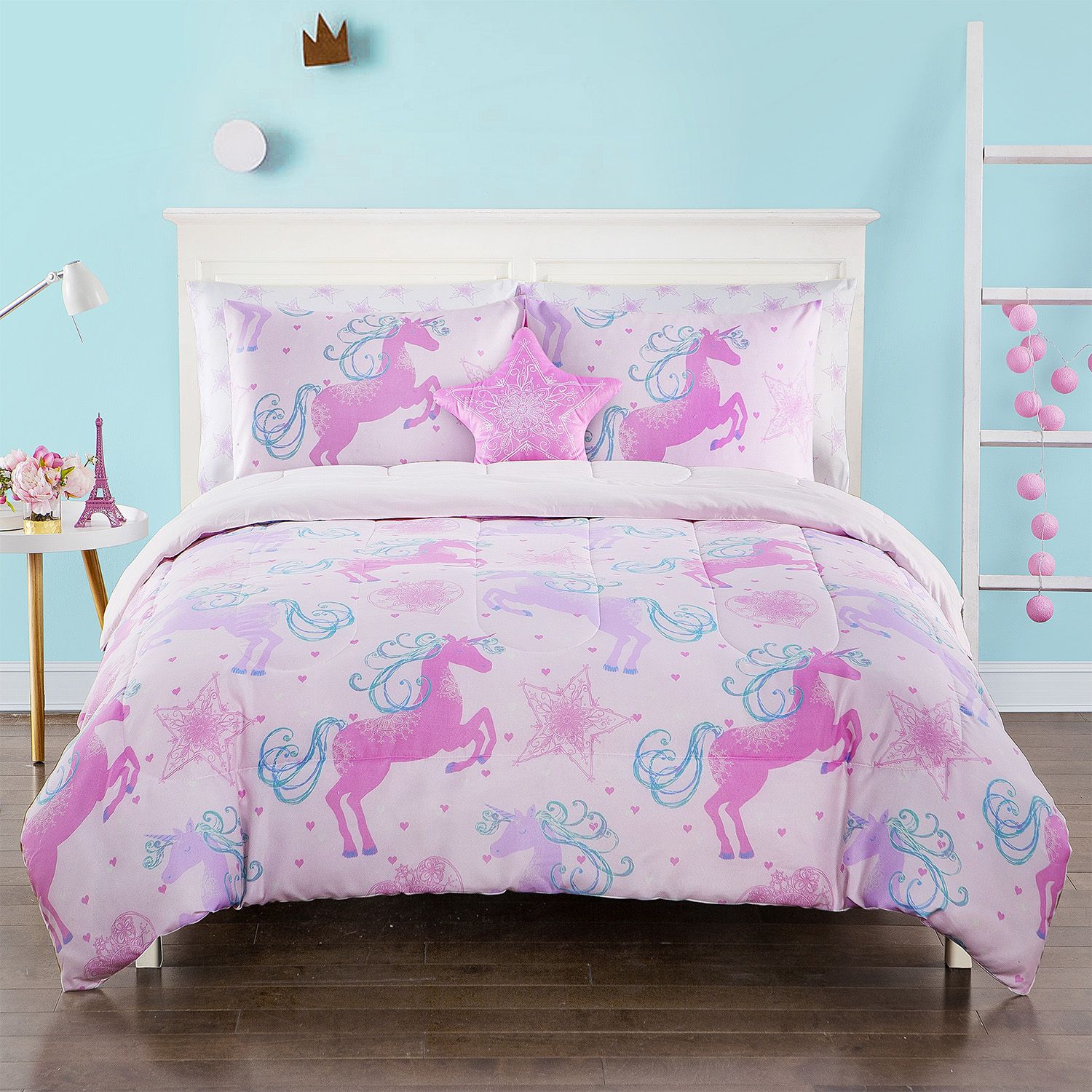 twin size unicorn bedding