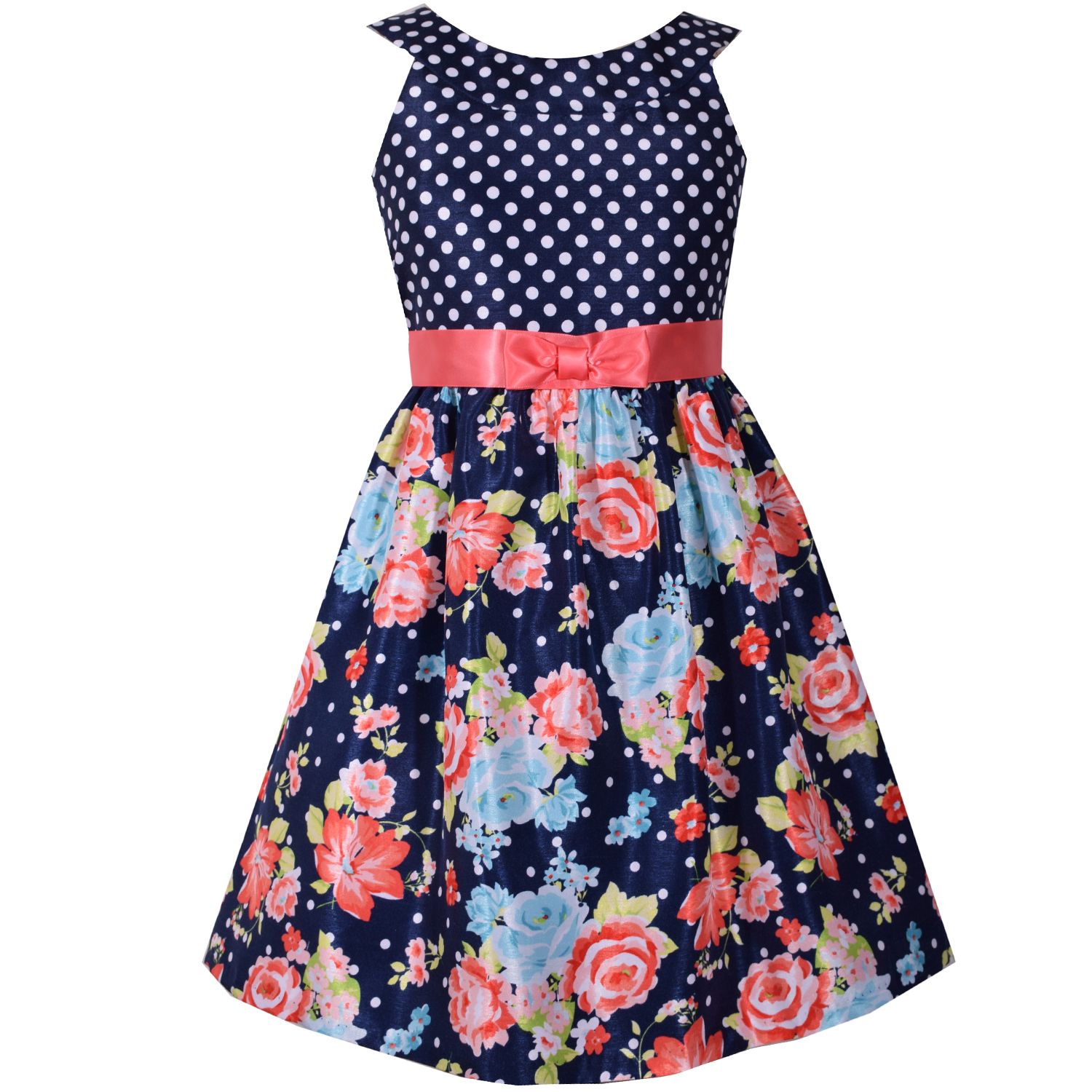 bonnie jean polka dot dress