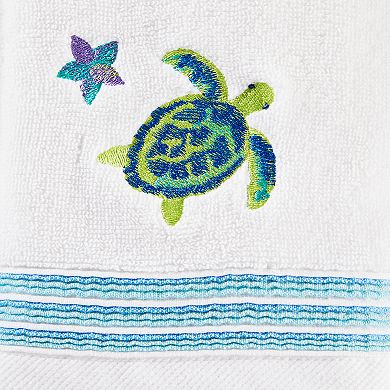 Saturday Knight, Ltd. 2-pack Watercolor Ocean Hand Towel Set