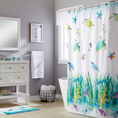 Saturday Knight, Ltd. Watercolor Ocean Shower Curtain