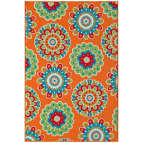 SONOMA Goods for Life® Floral Medallion Indoor/Outdoor Area and Throw Rug