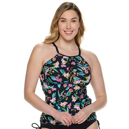 Plus Size Apt. 9® High-Neck Tankini Top