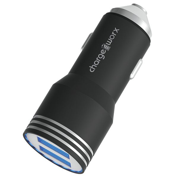 Chargeworx 2.4 AMP Dual USB Car Charger