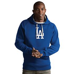 Levelwear Men's Black Los Angeles Dodgers Recruit Short Sleeve Full-Zip Hoodie Jacket