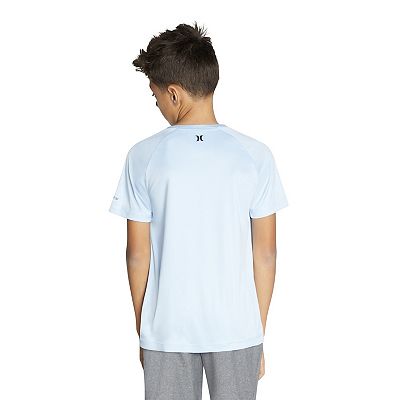 Boys 4-20 Hurley UPF 50+ H2O-Dri Ombre Logo Rash Guard Swim