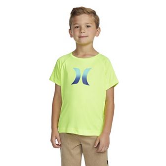 Boys 4-20 Hurley UPF 50+ H2O-Dri Ombre Logo Rash Guard Swim Shirt