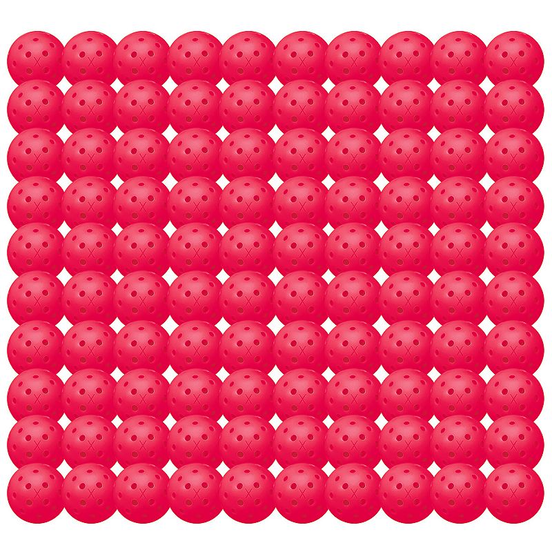Franklin Sports X-40 Performance Outdoor Pickleballs - 100 Pack, Multicolor