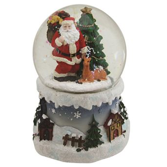 Northlight Seasonal Musical Santa Snow Globe